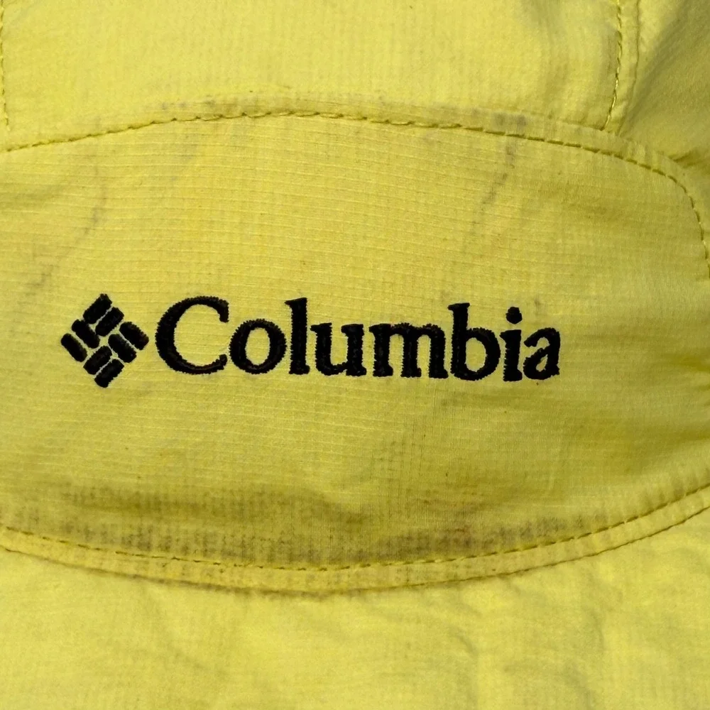 Columbia Titanium Omni-Shade Youth Sun Hat Yellow Adjustable Ripstop CY9413 O/S